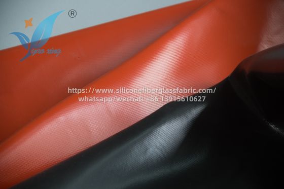 0.4mm πυρόστακτο ύφασμα κουρτίνας με επικαλυπτό σιλικόνης μαλακή υφή