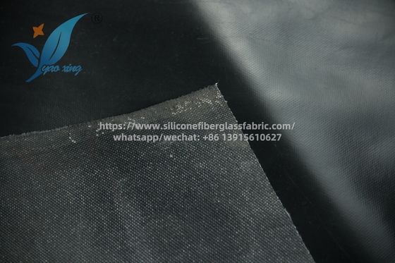1.5mm Silicone επικαλυμμένο υφάσματα από γυαλί ίνες ανθεκτικό στη θερμότητα σατέν υφάσματα