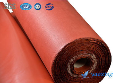 Αλεξίπυρο υφαμένο Twill ύφασμα φίμπεργκλας 0.42mm ντυμένο σιλικόνη