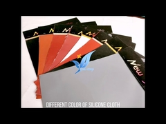 Διαφορετικά είδη υφάσματος από υαλοβάμβακα με επίστρωση σιλικόνης