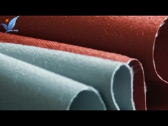 ύφασμα φίμπεργκλας 0.4mm παχύ ντυμένο σιλικόνη για την αλεξίπυρη κουρτίνα