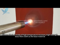 4mm Αντιγήρανση Σιλικόνιο ύφασμα Βιομηχανική χρήση Προσαρμοσμένα μεγέθη